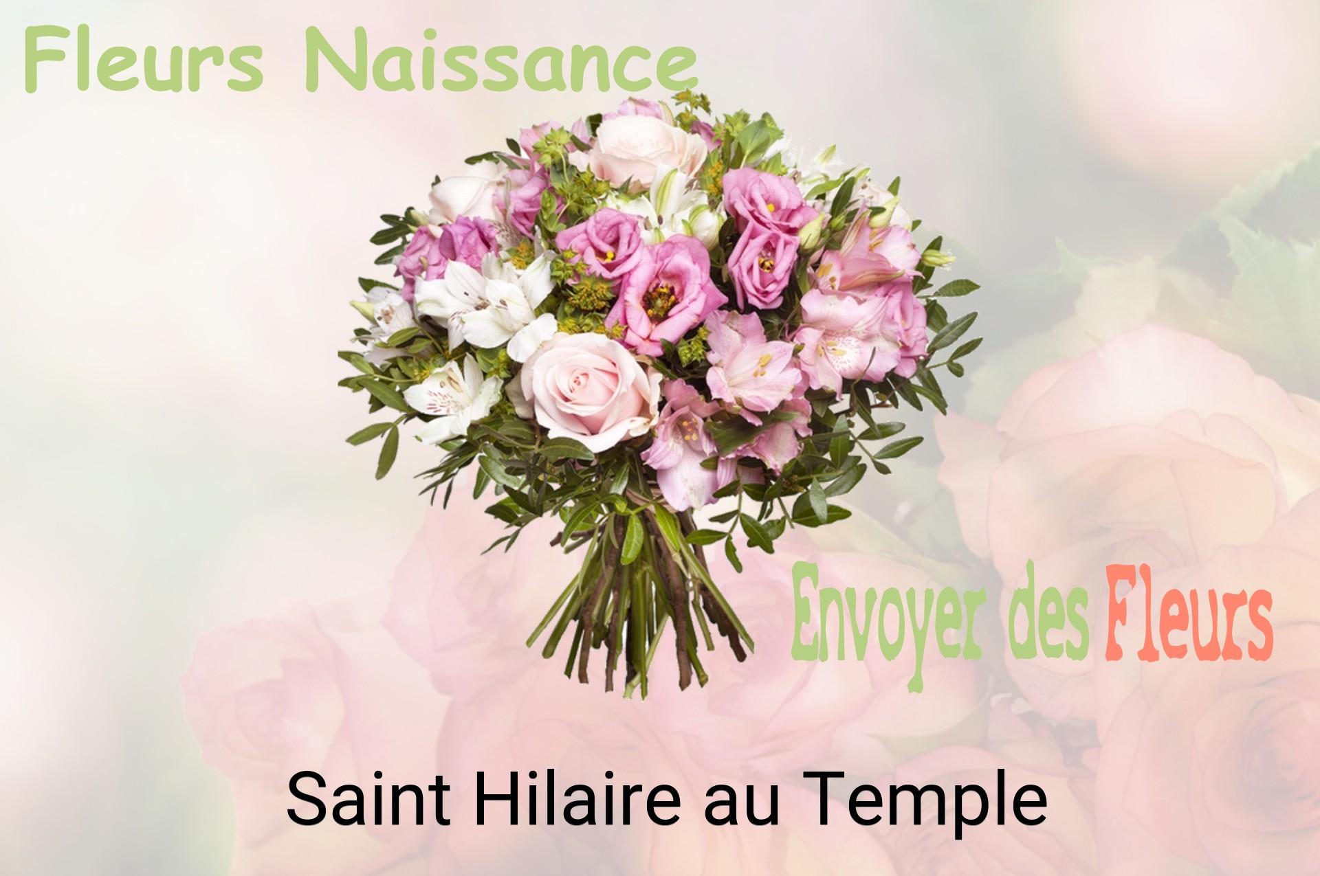 Bouquet de fleurs de naissance livré à Saint-Hilaire-au-Temple